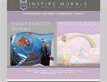 Tablet Screenshot of inspire-murals.co.uk